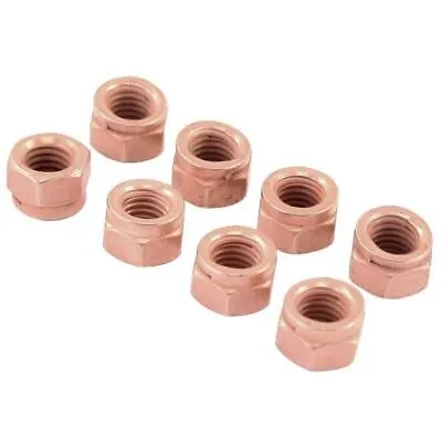 Copper Exhaust Nuts 8mm X 1.25 Threads / Vw Air-cooled Engines Set Of 8 • $9.95