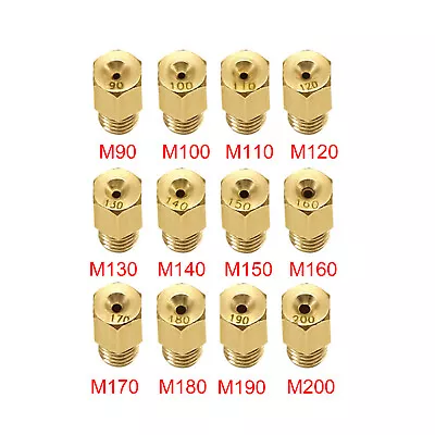 12X Kit #90- #200 Carburetor Carb Main Jet For Mikuni VM22 VM24 VM26 VM30 VM44 • $12.79