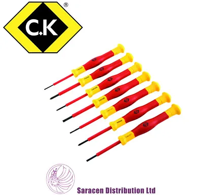 Ck Vde Micro Precision Screwdriver Set 7 Piece 1000v Slot & Ph - T4897 • £20.95