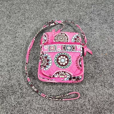 £14.02 • Buy VERA BRADLEY Purse Mini Hipster Cupcakes Pink Cross Body BAG Messenger