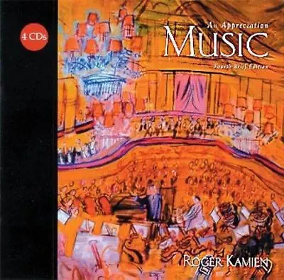 Music : An Appreciation By Roger Kamien (2001 CD Brief Edition) - New/Sealed • $3.99