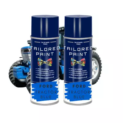 Old Ford Tractor Blue Aerosol Spray Paint Direct Gloss Tractor Mower Wheels • £14.99