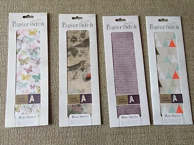 £12 • Buy 4 Packs Of 3 Sheets Of Decoupage Wrap - Each  20 0mmx 375mm  - Brand New Unused