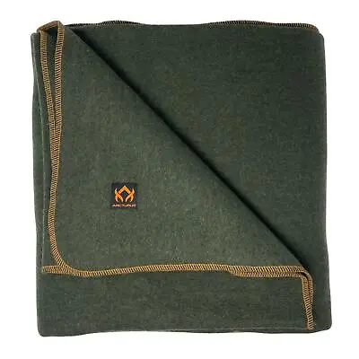 $39.99 • Buy Arcturus Wool Blanket - 4.5 Lbs, Warm, Washable, 64  X 88  (Olive Green)