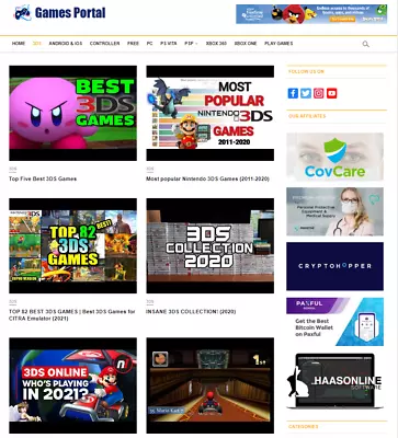 Make Money  Online Gaming Video Review Website Free Installation Free Hosting • $12