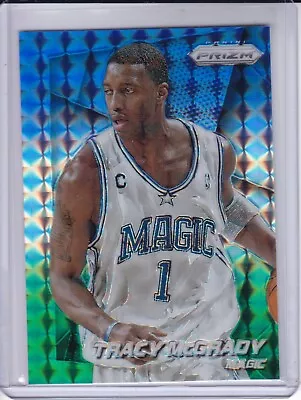 2014-15 Panini Prizm Blue And Green Mosaic Prizms Tracy McGrady #190 HOF • $6.49