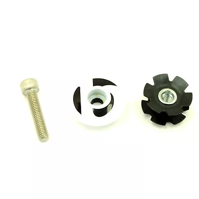 GWH Industries 1-1/8  Headset Star Nut & Top Cap Assembly White • $5.94