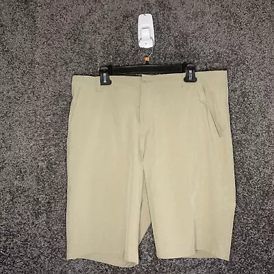 Oakley Shorts Mens 36 Beige Golf Flat Front Casual Outdoor • $16.74