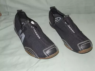 Womens Size 7 Merrell Barrado Black Performance Athletic Slip On Sneakers Shoes • $24.99