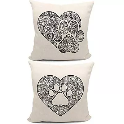 Dog Lover Gifts Pillow Covers 18x18 - Dog Pillow Gifts For Dog Owners Dog Mom... • $17.19