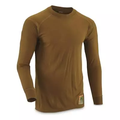 US Military Flame Resistant (FROG) Thermal Undershirt 1 - 3 Pk Coyote Sand XL • $11.99