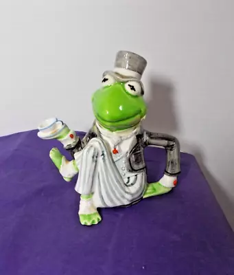 Vintage 1970's Muppets KERMIT THE FROG Creamer Sigma Tastesetter Lidded Japan • $28