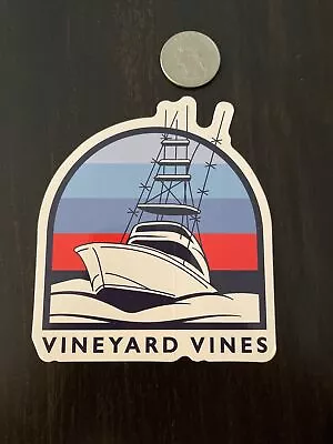 New Vineyard Vines Fishing Boat Sticker Yeti Decal • $3.10