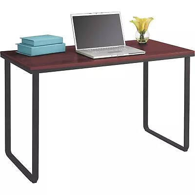 Safco Table Desk — Cherry/Black 47 1/4in.W X 24in.D X 28 3/4in.H Model# • $264.99