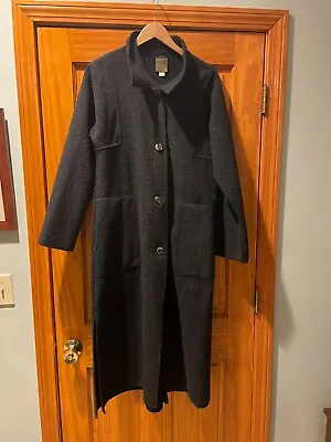 Maralyce Ferree Fleece Gray Long Coat Sz S • $45