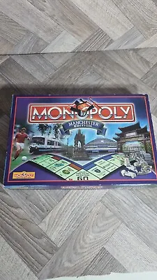 Vintage Monopoly Manchester Edition 1998 Rare Item 100% Complete VGC • £24.99