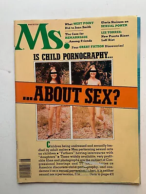 Ms. Magazine Aug 1977 - Remarriage Gloria Steinem Feminism • $12.99