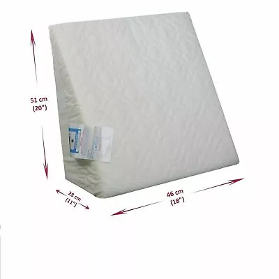 £16.99 • Buy Pain Relief Orthopaedic Back Support Foam Cushion Bed Wedge Pillow Multi Purpose