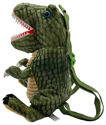 Hobby Lobby Dinosaur Backpack Green T-Rex Tyrannosaurus Rex 14 Inch • $14.97