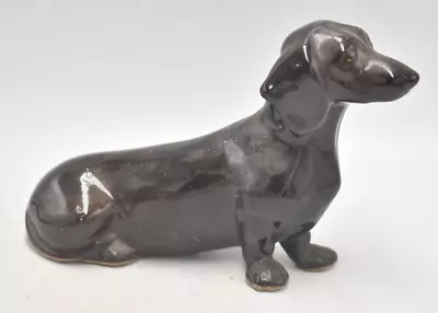 Vintage Szeiler Studio Dachshund Dog Figurine Statue Ornament Large • £29.95