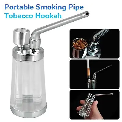 Portable Water Bong Smoke Pipe Smoking Pipes Mini Small Tobacco Hookah Shisha US • $9.99