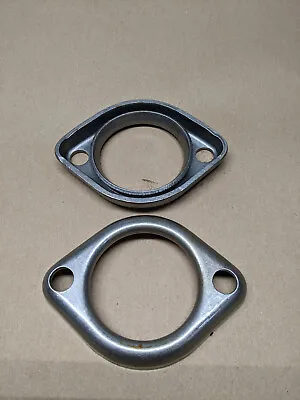 EXHAUST FLANGE 2 1/4  2.250  3.50 BOLT CENTER FORD CHEVY Pair • $15