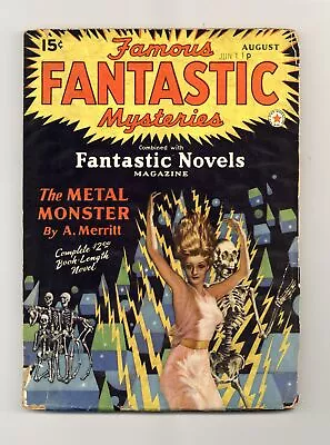 Famous Fantastic Mysteries Pulp Aug 1941 Vol. 3 #3 GD 2.0 Low Grade • $8.10