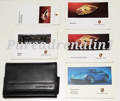 2001 Porsche 996 911 Carrera 4 C2 C4 C4s Owners Manual Owner Books Set Rare • $279