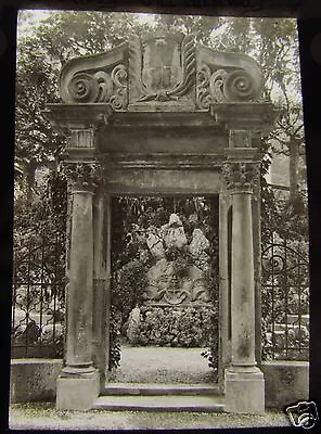 Glass Magic Lantern Slide SEEBURG OLD GATEWAY C1910 SWITZERLAND L65 • $18.67