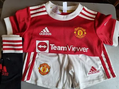 Manchester United Kit 21/22 Toddler 2-3 Yrs FAULTY #3084 • $37.34