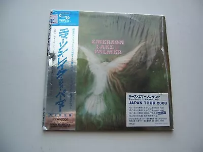 EMERSON LAKE & PALMER  1st  JAPAN VICTOR Lbl Mini-LP PROMO SHM CD W/OBI NM • $19.99