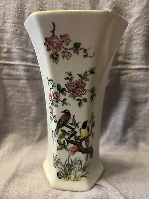 Vintage Kaiser Flower Vase With Birds And Flowers Gold Trim  W. Germany • $24.95