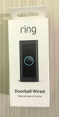 🔥✳️✳️  Ring HD Smart Video Doorbell Wired ✳️✳️  Black 🔥 ✳️✳️ Open Box ✳️✳️ 🔥 • $27.50
