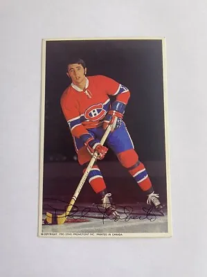 1971-72 Montreal Canadiens Postcard Phil Roberto • $4.42
