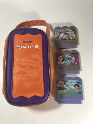 $19.90 • Buy Vtech V-Smile Games Cartridges Lot Of 3 Kids Games With Case Disney Learning