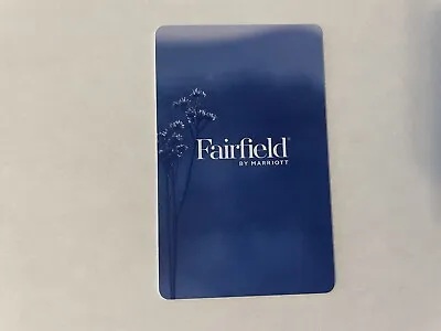 Fairfield By Marriott Hotel Room Key Card • $2.50