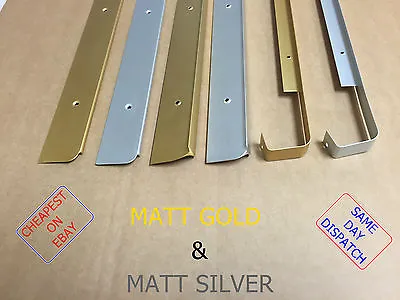 Kitchen Worktop Edging Strips Trims MATT GOLD & MATT SILVER *CHEAPEST ON EBAY* • £7.49