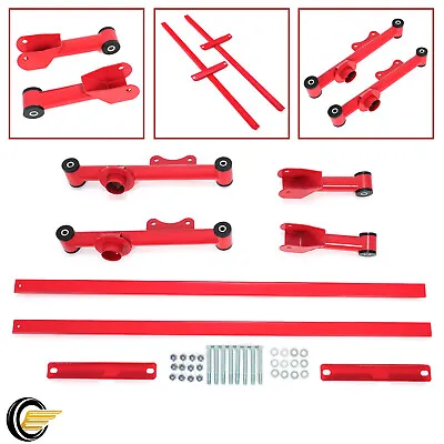 For Mustang 79-04 Rear Upper Lower Tubular Control Arms + Subframe Connector Kit • $87.99