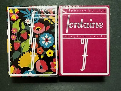 2 Decks Of Fontaine Playing Cards!! 1 Dabs Myla Ed. & 1 Raspberry Edition!! • $45.99