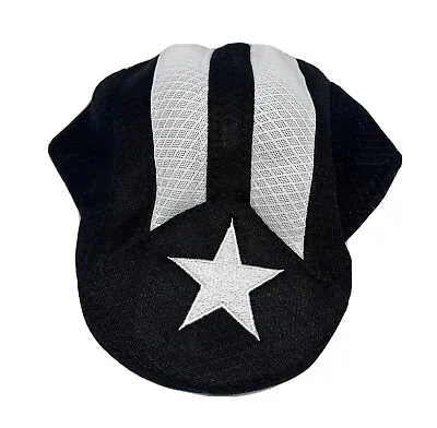 PUERTO RICO BLACK FLAG Beret Boina Embroidery Star • $11.99