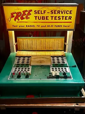 Vintage Mercury Self Service TV And Radio Tube Tester Store Display  • $750