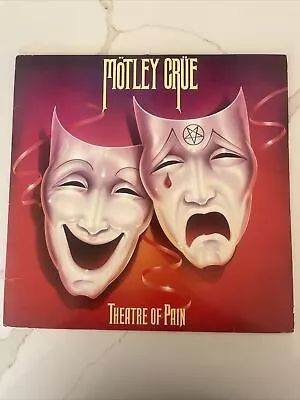 Motley Crue Theatre Of Pain Vinyl LP Elektra 1985 -EI 60418 With Inner Sleeve • $11.64