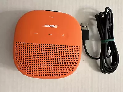 Bose Sound Link Micro Bright Orange Portable Speaker - IN GOOD CONDITION  • $64.99