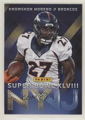 2014 Panini Super Bowl XLVIII Denver Broncos Knowshon Moreno #2 • $1.69