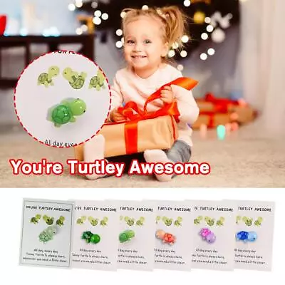 You're Turtley Awesome: Pocket Turtle Hug & Cheer Up Card -hot P7P2 • $2.13