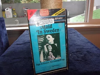 Rare Cut Box Vhs Maid In Sweden Video Classics • $26.57