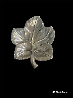 Bruce Fox Signed Aluminum Leaf Dish MCM • $10