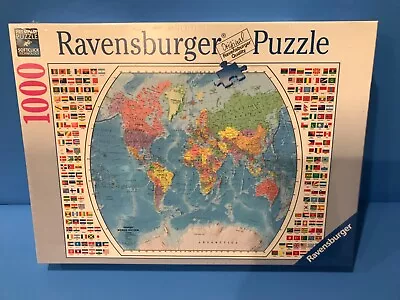 Ravensburger Political World Map Puzzle 100 Pieces/NEW • $9.95