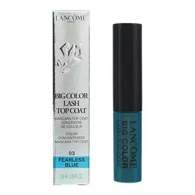 Lancome Big Color #03 Fearless Blue Top Coat Mascara 2.8g - New Boxed & Sealed • £6.75