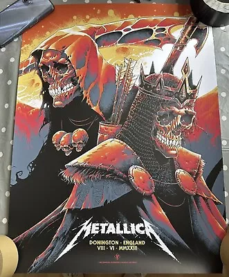 Metallica Poster Donington Download Festival 2023 Numbered Xxx/535 🔥 👀 • £130